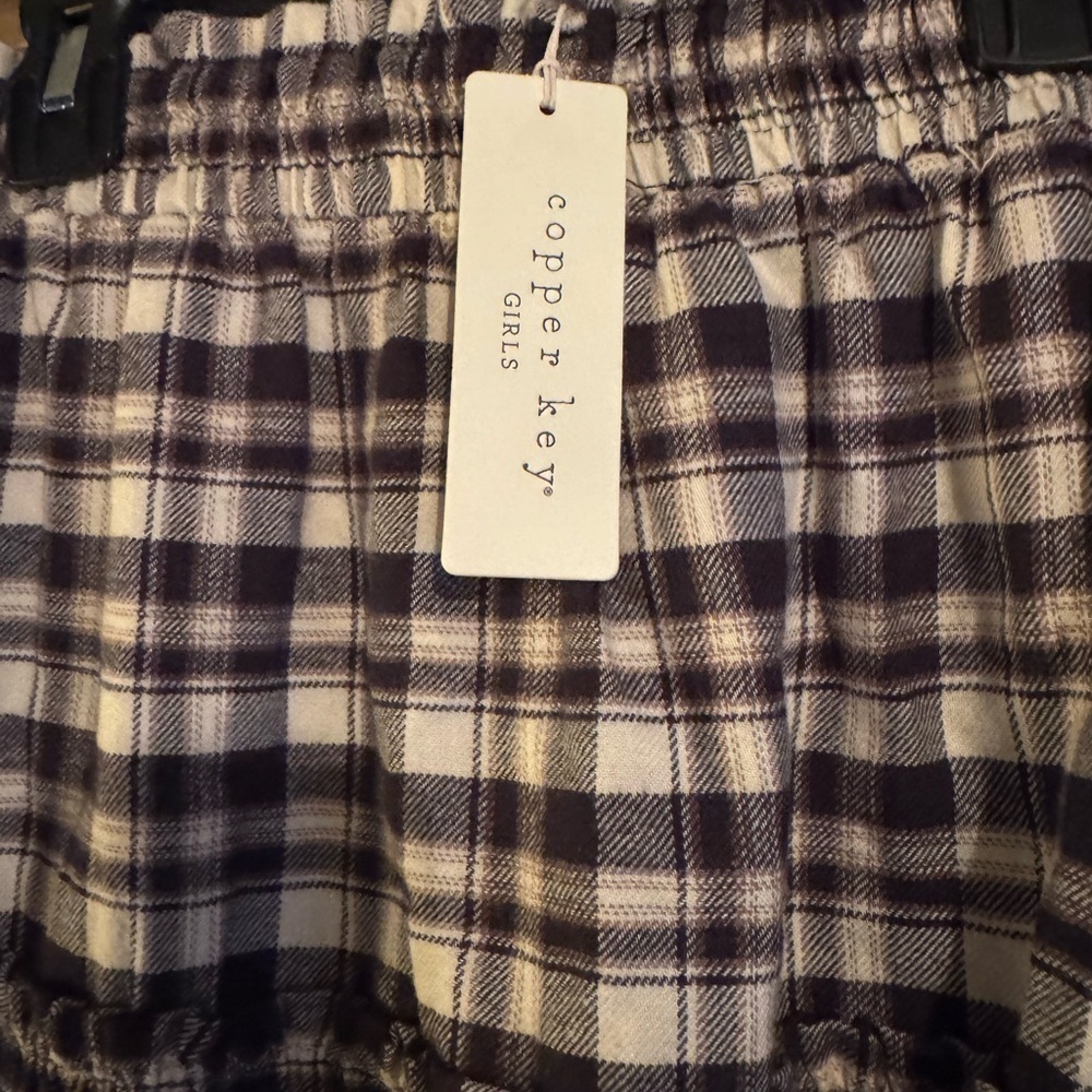 Copper key girls large plaid mini skirt - Picture 3 of 6